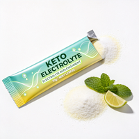 Poudre d'électrolytes Keto MCT en stick OEM ODM pour le soutien de la cétose et l'hydratation, personnalisable