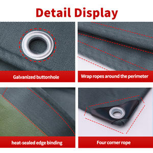 Lona Industrial Resistente de PVC de 500 GSM, Tejido Ripstop, Impermeable, Resistente a los Rayos UV, Multiusos para Exteriores - Product Image 3