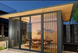 Le case estive impermeabili all'aperto della Pergola di alluminio con i grandi sistemi del tetto della stagione estiva utilizzano gazebo durevoli della struttura del metallo - Product Image 5