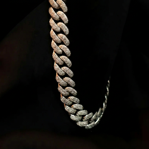 Men's 18K Solid Real Gold Plated Zinc Alloy Link Chain <b>Choker</b> Necklace Hiphop Style Party Jewelry For Unisex - Product Image 1