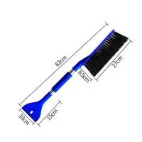2-en-1 Brosse et grattage double usage Pelle à neige détachable pour voiture Outil de nettoyage et de grattage de pare-brise Balai de dégivrage d'hiver