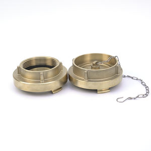 ฝาครอบปลายท่อทองเหลืองสำหรับข้อต่อท่อดับเพลิงอุปกรณ์ดับเพลิง DN80สไตล์เยอรมัน - Product Image 4