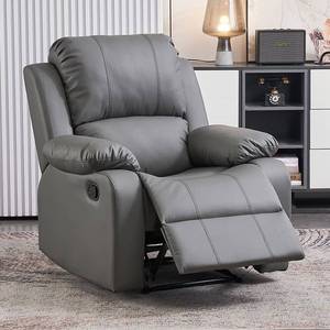 Sillón Reclinable de Cuero PU, Moderno y Lujoso, Giratorio, Reclinable, para Cine en Casa, Sofá Individual para Sala de Estar - Product Image 2