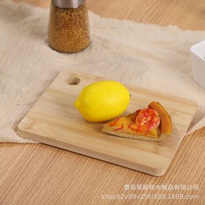Plateau de service en bambou artisanal Caoxian Leicester, moyen, 30,5x20cm, avec poignée, pour présentation de plats lors de dîners - Product Image 3