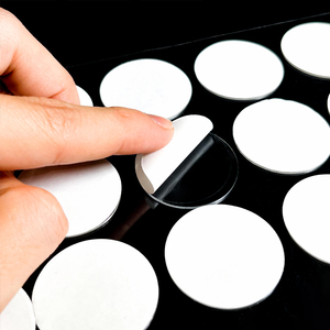 Su misura <span class=keywords><strong>Super</strong></span> <span class=keywords><strong>forte</strong></span> carta autoadesiva rotonda acrilico <span class=keywords><strong>biadesivo</strong></span> trasparente fustellante - Product Image 4