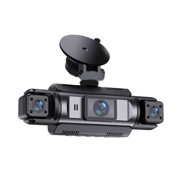 4-Channel WiFi HD Car DVR with Infrared Night Vision 360-Degree Dash Cam for Cars 1080P WiFi Night Vision Dash Cam
