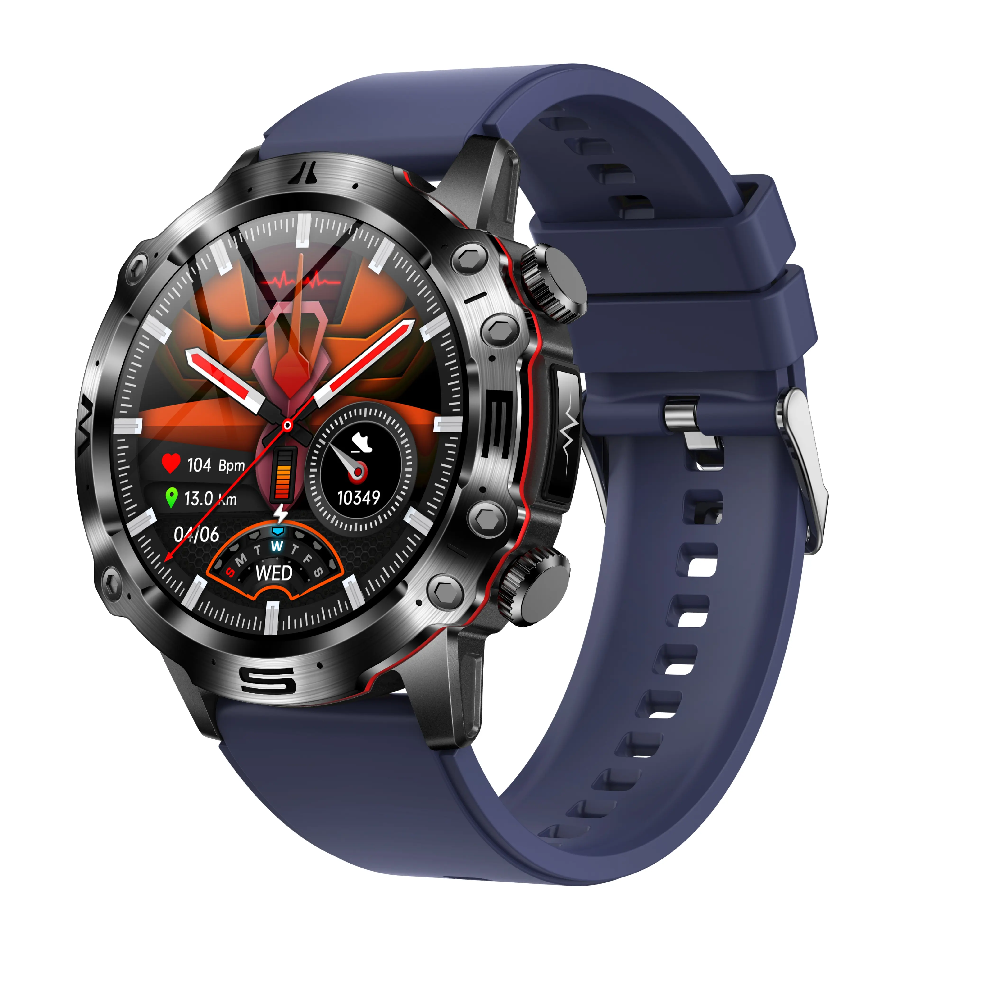 Умные часы Et482 в деловом стиле поддерживают мелкосерийную настройку Smartwatch Sdk Api Health цифровой дисплей артериального давления