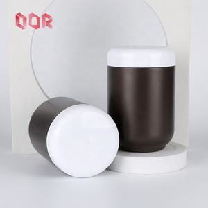 1000ml 500ml 750ml Venta al por mayor Chip envío botella marrón esmerilado proteína en polvo tarro HDPE botella vacía envasado de alimentos tarro sellado - Product Image 4