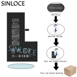 SINLOCE Usine de <span class=keywords><strong>batterie</strong></span> de téléphone portable de production de haute qualité en gros pour <span class=keywords><strong>Iphone</strong></span> <span class=keywords><strong>Xs</strong></span> - Product Image 3