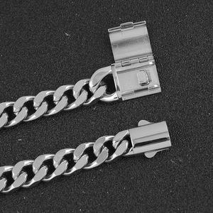 Cadena de Eslabones Cubanos de Acero Inoxidable Resistente para Hombre y Mujer, Diseños Personalizados al por Mayor, Cadena Hip Hop para Hombre - Product Image 4