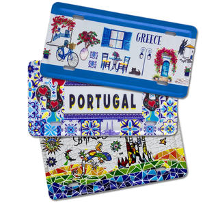 Plaques d'immatriculation de l'État de New York, États-Unis, en métal, impression 3D, logo personnalisé en usine, <span class=keywords><strong>aimant</strong></span> pour réfrigérateur - Product Image 3