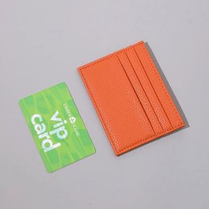 Slim Pu Leather <b>Holder</b> Wallet - Custom Logo Business Card Case for <b>Id</b>, Credit Cards, and Promotional Gifts - Product Image 3