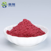 Poudre de fruits lyophilisés naturels, poudre de framboises rouges lyophilisées biologiques, poudre de framboises rouges lyophilisées
