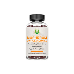 OEM ODM Pure Mushroom Complex Gummies Dietary <b>Supplement</b> Promotes Cognitive Function and Promote Memory Focus Levels - Product Image 1