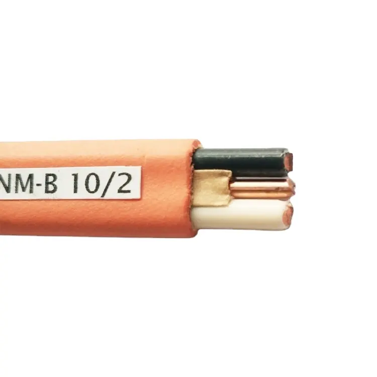 UL sertifikası listelenen 10/2 Romex Thhn iç çekirdek topraklama 14/2 Romex nm-b tel 250ft biriktirme ile bakır Pvc yalıtımlı kablo 600V