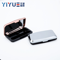 YIYUE Cosmétique 3 Couleurs Vide Bronzer Contour Palette En Plastique Maquillage Fard À Paupières Palette Emballage avec miroir