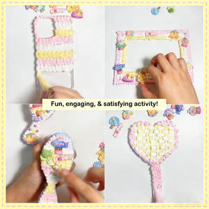 Kit de bricolage pour cadre photo en colle crème, cadeau idéal pour la Saint-Valentin, artisanat artistique pour enfants, pour fille et garçon, anniversaire - Product Image 6