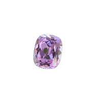 Saphir rose cerise AAA+ en forme de coussin, corindon synthétique rose clair poli, pierre précieuse en vrac, directement de l'usine, pour sertissage de bague