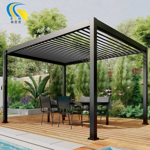 Vente directe d'usine, pergola extérieure imperméable, profil en aluminium, cadre métallique pour garages, auvents et abris de voiture - Product Image 6