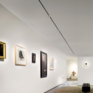 Rail magnétique à angle réglable blanc moderne pour salle à manger, 12W, aluminium, COB LED, dimmable, CRI>80/90, luminaire de piste - Product Image 4