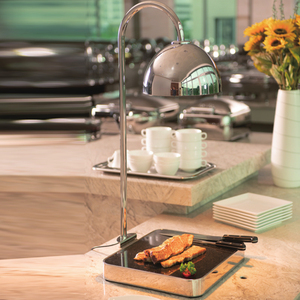 Tự chọn nhà bếp tươi thịt <span class=keywords><strong>Halogen</strong></span> nóng thực phẩm nhiệt nóng 4 Xi Lanh bóng đèn tự chọn trạm ánh sáng thực phẩm nóng với ánh sáng - Product Image 3