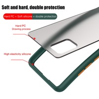 Fundas Transparentes Rígidas Esmeriladas para Teléfonos Móviles Samsung S23 FE S24 S25 S26, Funda Delgada Antigolpes para Samsung Galaxy A72 A15 A52 A54 5G