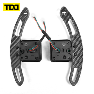 แป้นเปลี่ยนเกียร์คาร์บอนไฟเบอร์แม่เหล็ก TDD สำหรับ Audi B9 A1 A3 A5 A8 Q2 Q3 Q4 Q5 Q7 Q8 S1 S2 S3 S4 S5 SQ5 RS3 RS4 RS5 RSQ5 - Product Image 1