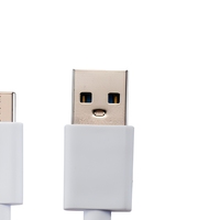Câble de charge USB-A vers Type C à sortie stable 5V, coque biodégradable, synchronisation de données haute vitesse, cordon durable pour appareils mobiles, vente en gros