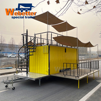 Webetter Juice Bar Donut Kebab Slush Burger Taco Pizza Food Truck Mobile Restaurant Kitchen Foodtruck Trailer Entièrement Équipé