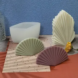 B-3352 Coral Shell Candle Mould Making Aromatherapy Plaster DIY Art Candle Mold Scented Silicone Mold