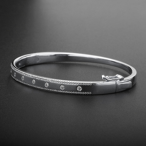 <span class=keywords><strong>2025</strong></span> Hot cổ điển sterling bạc 925 Zircon Vòng đeo tay <span class=keywords><strong>Bangle</strong></span> Cubic Zirconia 18K Vàng Kim Cương <span class=keywords><strong>Bangle</strong></span> với CZ 5A Phụ Nữ Món quà lý tưởng - Product Image 3