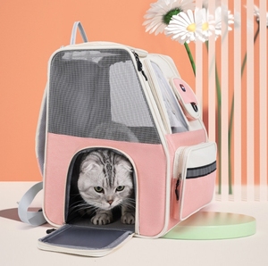 Gran oferta 2 en 1 cochecito mochila portador para gatos pequeños perros <span class=keywords><strong>2022</strong></span> venta al por mayor portador de mascotas con ruedas impermeable ventana transparente - Product Image 3