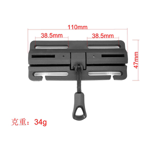 Gilet tattico con fibbia a sgancio rapido Slider forza magnetica facile da aprire fibbia in Nylon accessori per parti speciali in plastica - Product Image 3