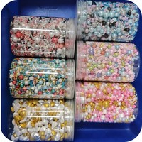 Perles de sucre bleu foncé Baiwei pour décorations de pâtisseries, desserts, gâteaux et glaces
