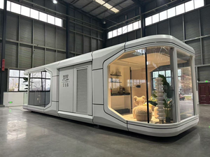 Casa Prefabricada de Lujo con Estructura de Aluminio, Nueva Cápsula Espacial Comercial, Cabina Móvil Impermeable, Apartamento, Dormitorio, Mini Casas - Product Image 2