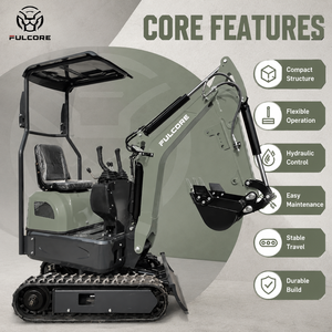 Mini Escavatore FULCORE con Funzionamento Intelligente e Basso Tasso di Guasti, Motore Originale per Lavori di Pulizia in Frutteti - Product Image 3