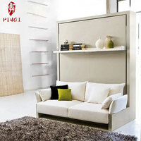Personnalisation Professionnelle Canapé-Lit Moderne Gain de Place Meuble Maison Lit Mural Pliant escamotable