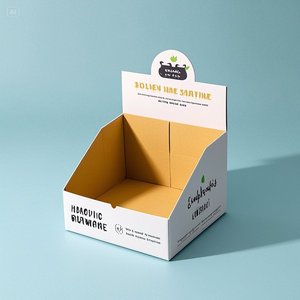 Tùy chỉnh hiển thị các tông hộp SRP Kệ sẵn sàng bao bì gấp xé PDQ lưu trữ khay bán lẻ truy cập hàng đầu hiển thị đơn vị - Product Image 4