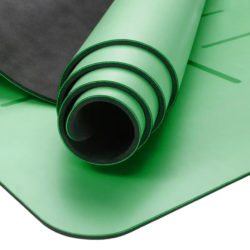 2020 best selling green organic new designs for children exercise customizable anti slip 4 mm PU yoga mat