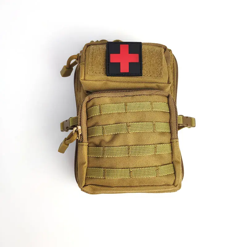 Custom Portable Waterproof Small Mini Outdoor Camping Travel Medical Emergency Supplies Survival Bag Set Tactical First Aid Kit