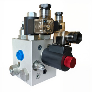 Bloque de Válvulas Hidráulicas de Doble Velocidad V3067 100 L/min 315 Bar, Válvula de Control Direccional de Aluminio para Elevador de Carga - Product Image 4