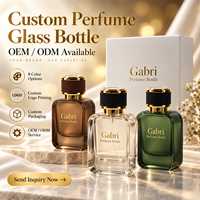 Étiquette privée OEM personnalisée 1,75 FL.OZ. Flacon de parfum Eau de Parfum 30ml, flacon de parfum givré de luxe 50ml, flacons de parfum vides de qualité