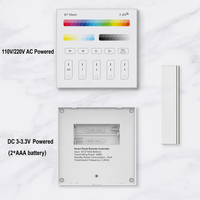Glas-Touch Smart Wandschalter, WLAN & BT Mesh, 2,4GHz, Langlebig, Smart Home Controller, Direkt vom Hersteller