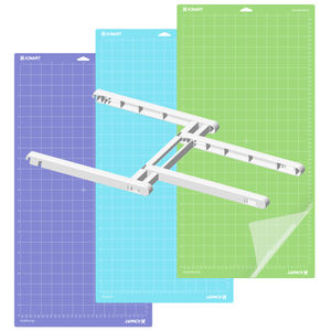 Tapis de coupe 12x24 pour <span class=keywords><strong>Cricut</strong></span> Maker <span class=keywords><strong>3</strong></span>/Explore Air <span class=keywords><strong>3</strong></span>/Air2/Maker Cricket + support de tapis de coupe plateau d'extension 1 pièces - Product Image 1