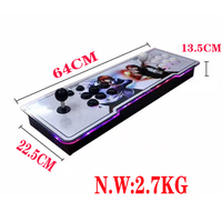 Console de jeu d'arcade rétro populaire 2026 avec 3399 jeux intégrés, machine de jeu domestique 3D WIFI HD portable pour le divertissement