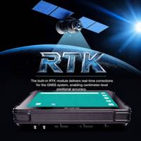 Tablette Android embarquée avec moniteur intégré, précision de positionnement de 2,5 cm, RTK, avec entrée caméra AHD 4 canaux 720P 1080P pour solutions minières