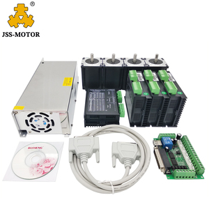 Bộ 4 Cái Cnc <span class=keywords><strong>Nema</strong></span> <span class=keywords><strong>23</strong></span> Trình Điều Khiển JSS DM556D Và Động Cơ Bước 425oz-in - Product Image 4