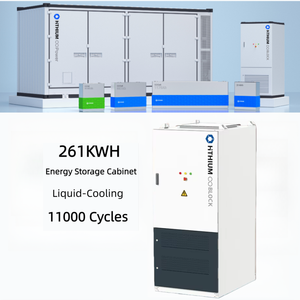Armoire intégrée de stockage d'énergie au lithium Hithium 125kW/261kWh pour refroidissement industriel, batteries externes et station d'alimentation - Product Image 4