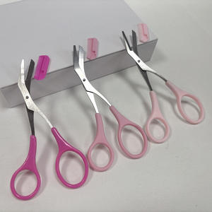 1 pièce, tondeuse à <span class=keywords><strong>sourcils</strong></span>, outils de maquillage, <span class=keywords><strong>ciseaux</strong></span> à <span class=keywords><strong>sourcils</strong></span> en acier inoxydable avec <span class=keywords><strong>peigne</strong></span>, épilation, façonnage des <span class=keywords><strong>sourcils</strong></span>, outils de maquillage - Product Image 5