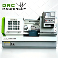 Tour CNC horizontal CK6163-1000, commande GSK, 11 kW, 4 postes à outils, broche A2-8, mandrin manuel 10'' avec contre-pointe
